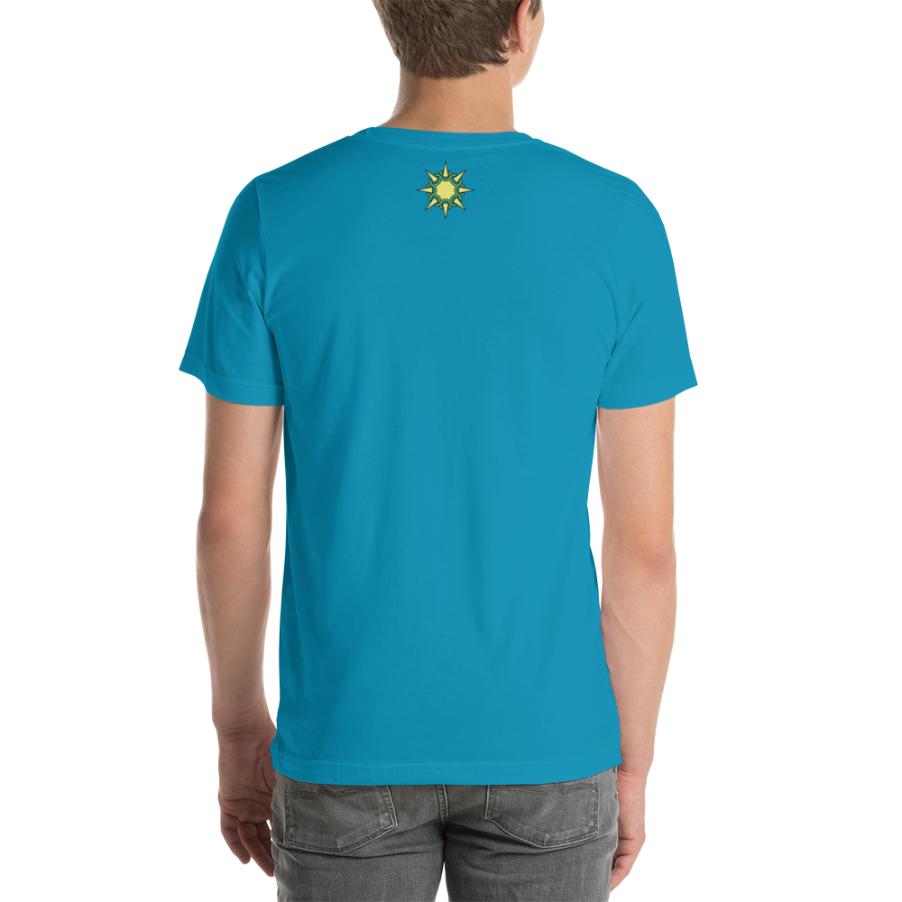 Stunshine Gorilla Tag - Aqua Unisex Short-sleeve T-shirt