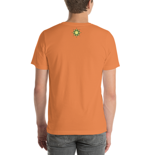 Stunshine Gorilla Tag - Burnt Orange Unisex Short Sleeve T-shirt