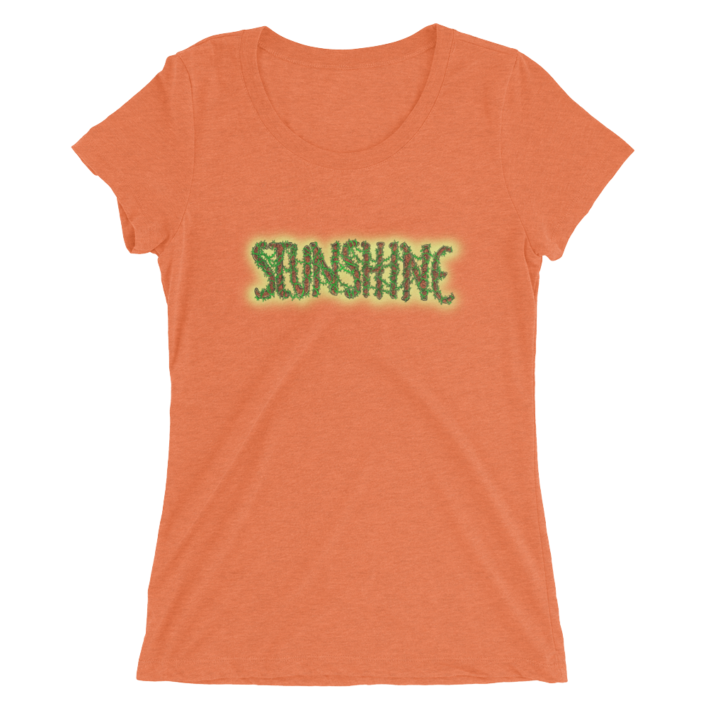 Stunshine Gorilla Tag - Womens Tri Blend Tee Orange