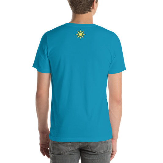 Stunshine Gorilla Tag - Aqua Unisex Short-sleeve T-shirt
